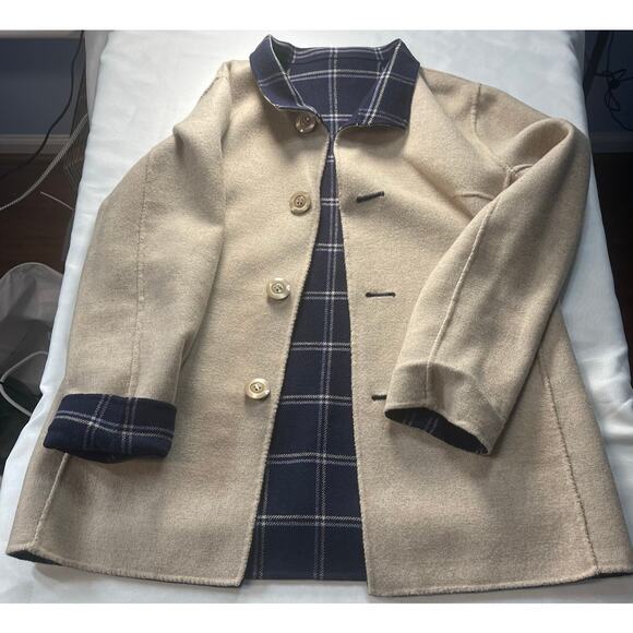 Pendleton womans wool reversable coat size medium-preowned - Picture 2 of 7